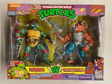 Playmates Toys TMNT Teenage Mutant Ninja Turtles Raphael vs Triceraton 2 PK NIB