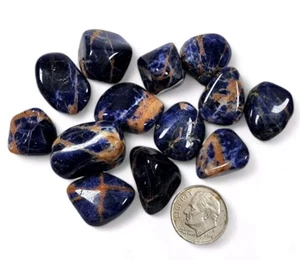 Piedras pulidas de cristal de sodalita Sunset de Brasil 39,4 gramos - Imagen 1 de 1
