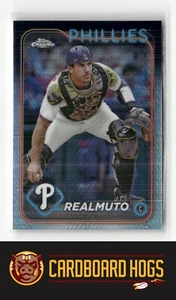 2024 Topps Chrome #261 J.T. Realmuto Philadelphia Phillies Prism Refractor - Picture 1 of 2