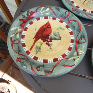 Lenox Winter Greetings Everyday Cardinal Dinner Plate 10 7/8” - Picture 1 of 3