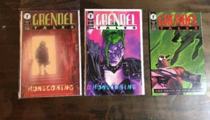 Lote de conjuntos Grendel Tales: Homecoming #1-3 FuLL SeRieS (1994) Dark Horse + Devil In - Imagen 1 de 5