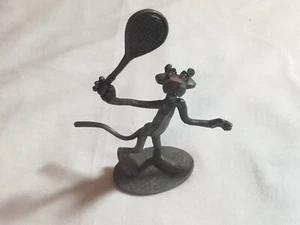 Vintage SPOONTIQUES 1981 Pewter UAC A67 Pink Panther Tennis Figurine RARE! - Picture 1 of 4