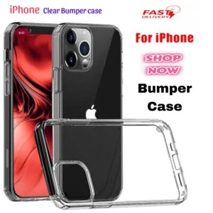 Clear Case für iPhone 6/7/8 Plus 11/12/13/14/15/16 Pro Silikon Stoßfest Hülle - Bild 1 von 5