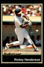 1991 Ballstreet Rickey Henderson Oakland Athletics #21