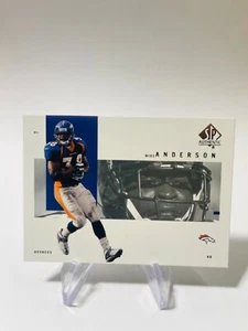 MIKE ANDERSON 2001 Upper Deck SP Authentic #29 NFL Football BRONCOS - Picture 1 of 2