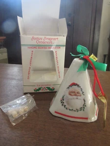 VINTAGE JASCO FESTIVE FRAGRANT SANTA HOLIDAY CHRISTMAS ORNAMENT NEW OLD STOCK - Picture 1 of 7