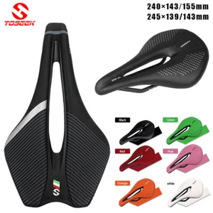 TOSEEK Mountain Road Bike Saddle Ultralight Comfort Bicycle Carbon Seat Cushion - Picture 1 of 23