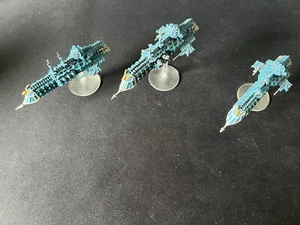 Games Workshop - Battlefleet Gothic - 3x Imperial Cruiser, bemalt - Bild 1 von 5