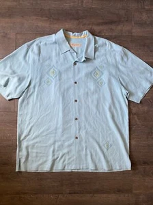 Tommy Bahama Seidenhemd mit Knöpfen Größe XLX/TGT - Bild 1 von 7