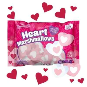 Colombina Valentines Day Heart Marshmallows - Natural Flavor 5.1oz/145gm - Picture 1 of 1