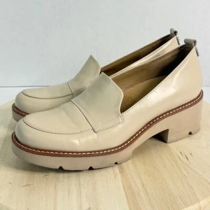 Naturalizer Damenschuhe Darry Toffee hochhackige Leder-Plateau-Halbschuhe Größe 8,5M - Bild 1 von 17