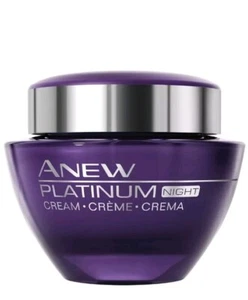 Avon Anew Platinum Night Cream 1.7 Oz New in Box - Picture 1 of 4