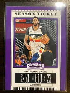 Contenders Draft Picks 2019-20 variación base de baloncesto #2 Anthony Davis 👀 - Imagen 1 de 2