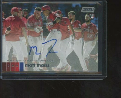 2020 Stadium Club Autograph Matt Thaiss #AMT - Image 1 of 2