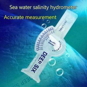 Precise Hydrometer Salinity Meter For Marine Saltwater NEW Aquarium R8I0