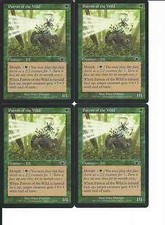 MTG: PATRON OF THE WILD Legions COMMON; played, Excellent condition x4