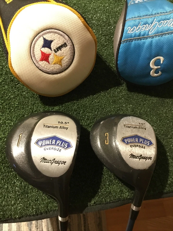 MacGregor Ladies Power Plus Oversize Offset Woods Set (D & 3W) Graphite Shafts - Image 1 of 4