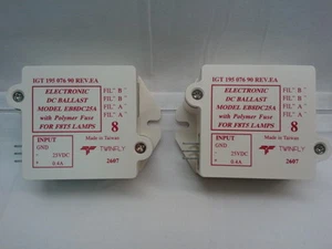 Ballast IGT 8 Watt 195 076 90 Rev EA 25VDC 0.4A NEW quantity 2 w/ POLYMER FUSE - Picture 1 of 7