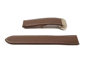 Bracelet 20 MM from Leather for Samsung Galaxy Watch 5 4 Smart Watch IN Braun - Zdjęcie 1 z 5