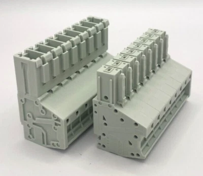 WAGO 831-3108 y 831-3208 Conjunto de Conectores Macho y Hembra – 8 Polos 10mm² - Imagen 1 de 4