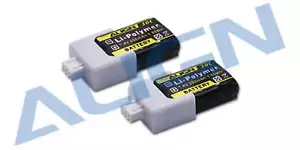 Align T-Rex 150 2S1P 7.4V 250mAh/30C (2) : HBP02501T - Picture 1 of 2