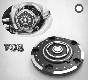 Fit H-D 2006-17 DYNA Smashing Gear Contrast Cut Timer Cover - Imagen 1 de 7