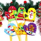 Children Art DIY EVA Christmas Gloves Handmade Handcraft Christmas Decoration