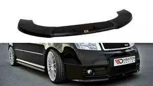 Frontdiffusor Diffusor Maxton Design glänzend schwarz ABS für Skoda Fabia Mk1 Rs - Bild 1 von 3