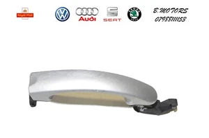 09-13 VW GOLF PLUS JETTA 1K5837205 LEFT SIDE OUTER DOOR HANDLE SILVER - Picture 1 of 7
