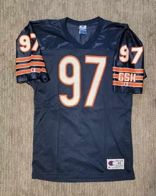 Camiseta De Colección Chicago Bears Para Hombre Talla 48 Campeón NFL Auténtica Chris Zorich 97 Foto 1 de 4