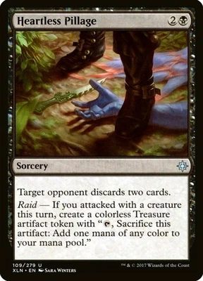 X 1 Heartless Pillage NM-M Ixalan 109 MTG Magic The Gathering - Image 1 of 2