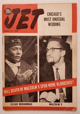 Jet Magazine March 11 1965 Malcolm X Death~Elijah Muhammad~MLK Jr. Black History - Image 1 of 4