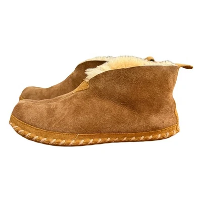 Zapatillas de bota LL Bean Wicked Good de gamuza forradas de piel de oveja acogedoras cálidas para mujer talla 8 Foto 1 de 4