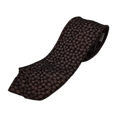 Smoothie Vintage Button-Down Neck Tie Red Abstract Skinny Schreter - Image 1 of 4