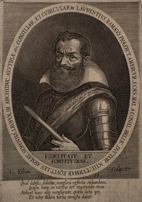 Lucas Kilian Laurentius Ramée Generalobrist Passauer Kriegsvolk Orig Kupferstich - Bild 1 von 2
