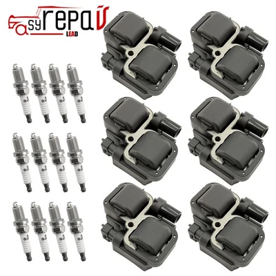 6X Ignition Coil+Iridium Spark Plug For 2003-2006 Mercedes-Benz ML350  - Image 1 of 4