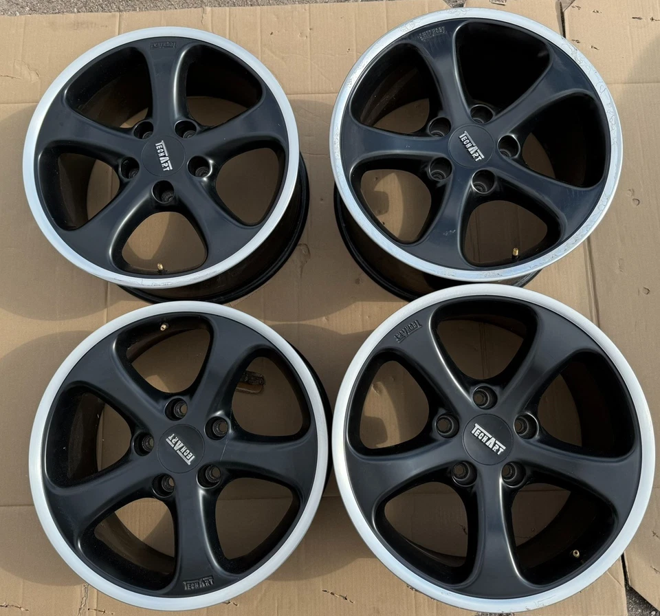Porsche 993 996 997 TECHART BBS FORMULA 18 Felgen 18 Zoll R18 8.5J 10.5J Wheels  - Bild 1 von 4