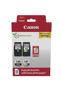 Inktcartridge canon pg-540 cl-541 zw + kl + papier - Afbeelding 1 van 1