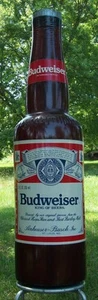 Budweiser aufblasbar 12 Unzen Bierflasche 5 Meter hoch Vintage 80er Jahre - Bild 1 von 8