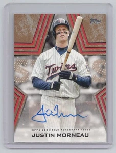 2023 Topps Justin Morneau Baseball Stars Autographs Gold (Series One) #/50 - Picture 1 of 2