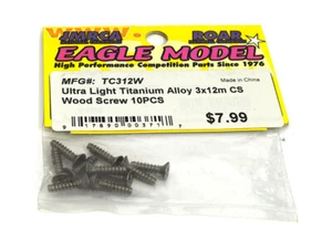 Ultra Light Titanium Alloy 3x12m CS Wood Screw 10PCS - Picture 1 of 1