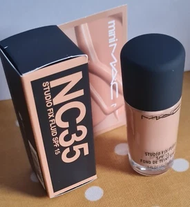 MAC Studio Fix Fluid Foundation - NC35 (BNIB) - Picture 1 of 3