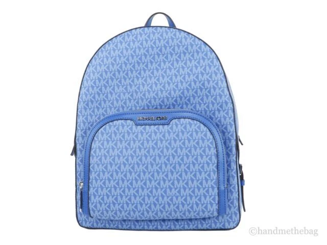 Michael Kors Jaycee Large Logo Women's Backpack - Electric Blue