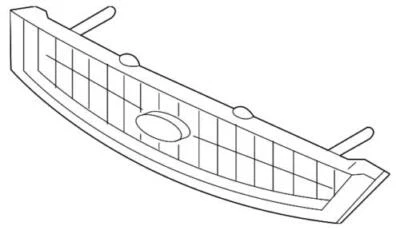 Rejilla radiador parachoques original Ford Focus ZX3 SES ZXW 5S4Z-8200-BAA Foto 1 de 2