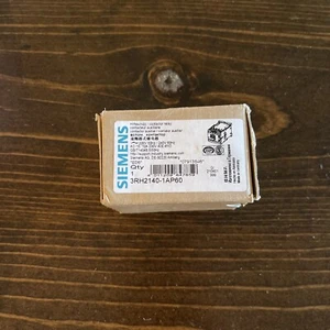 Siemens 3RH2140-1AP60 Contactor Relay 240V 60HZ 10A - Picture 1 of 2