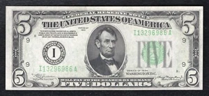 FR. 1956-Im 1934 $5 MULE FRN FEDERAL RESERVE NOTE MINNEAPOLIS, MN UNCIRCULATED - Picture 1 of 2