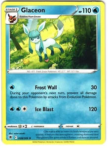 Glaceon 38/189 Pokémon SWSH: Astral Radiance - Picture 1 of 2