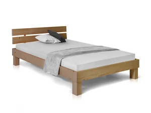 Singlebett Bett Massivholzbett Futonbett PUMBA 120x200 Holz Fichte Eichefarbig - Bild 1 von 6