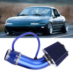 3" Cold Air Intake Filter Induction Pipe Power Flow Hose Set For Mazda 3 6 Miata - Picture 1 of 18