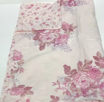 SHABBY CHIC Ashwell PILLOW SHAM (1) BLUSH BOUQUET Pink Ditsy FULL - Image 1 of 3
